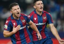 Enis Bardhi shënon dy herë, ia mohon fitoren Atletico Madridit