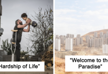 Fotoja e babait sirian dhe djalit pa gjymtyrë përloti rrjetin