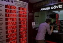 Lira turke me “kokë poshtë”, shënon rënie të re historike