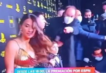 Momenti kur i kërkohet Antonellas të largohet nga pamja e Messit, ky nuk lejon të bindet (VIDEO)