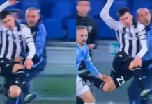 Përplasje e frikshme për Sarri-n, fluturojnë edhe syzet (Video)