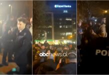 “Tradhtar”, momenti kur Abazoviç përballet me protestuesit në Podgoricë