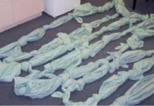 Me çarçaf, shqiptari mbrëmë u arratis nga bu rgu