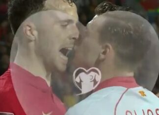 “Shpërthen” rrjeti – Jota dhe Alioski për pak sa nuk u puthën në buzë gjatë një konfrontimi mes veti (VIDEO)