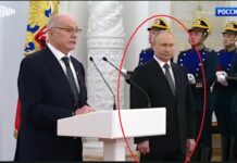 Putin dridhet në mënyrë të pakontrolluar në publik (VIDEO)