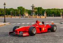 Ferrari i Schumacher do të dalë në ankand